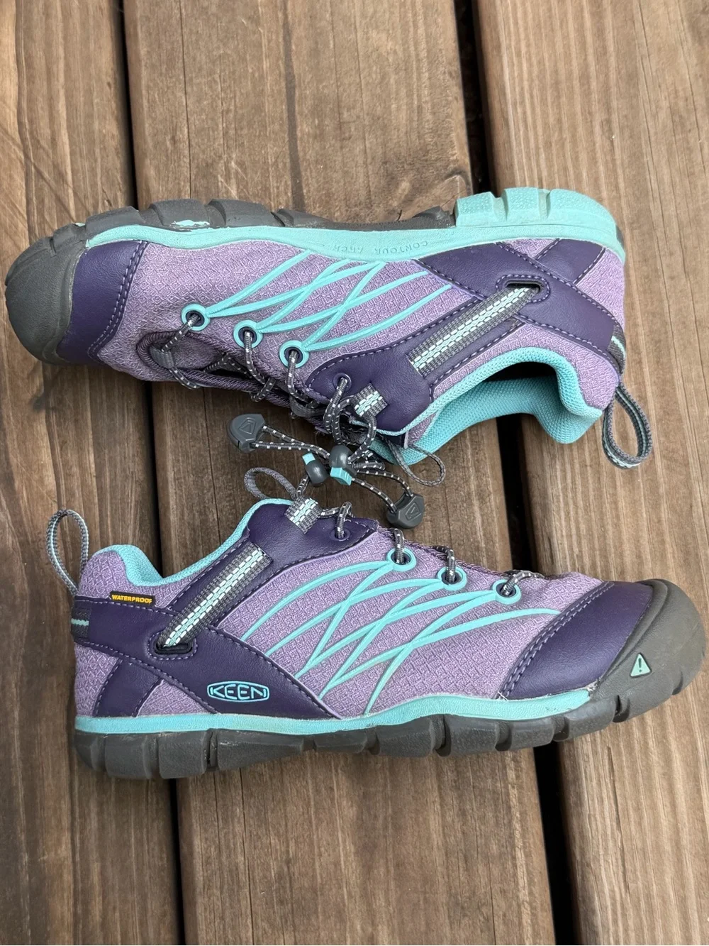 Keen Shoes Kid's Sneakers Chandler CNX Waterproof Size 2 Girl's